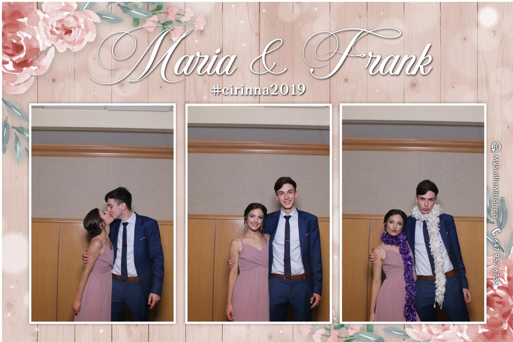 Wedding of Frank and Maria  | View more photos from the event at gallery.myselfiemirror.ca/u/romanmyselfiemirrorca/Wedding-of-Frank-and-Maria